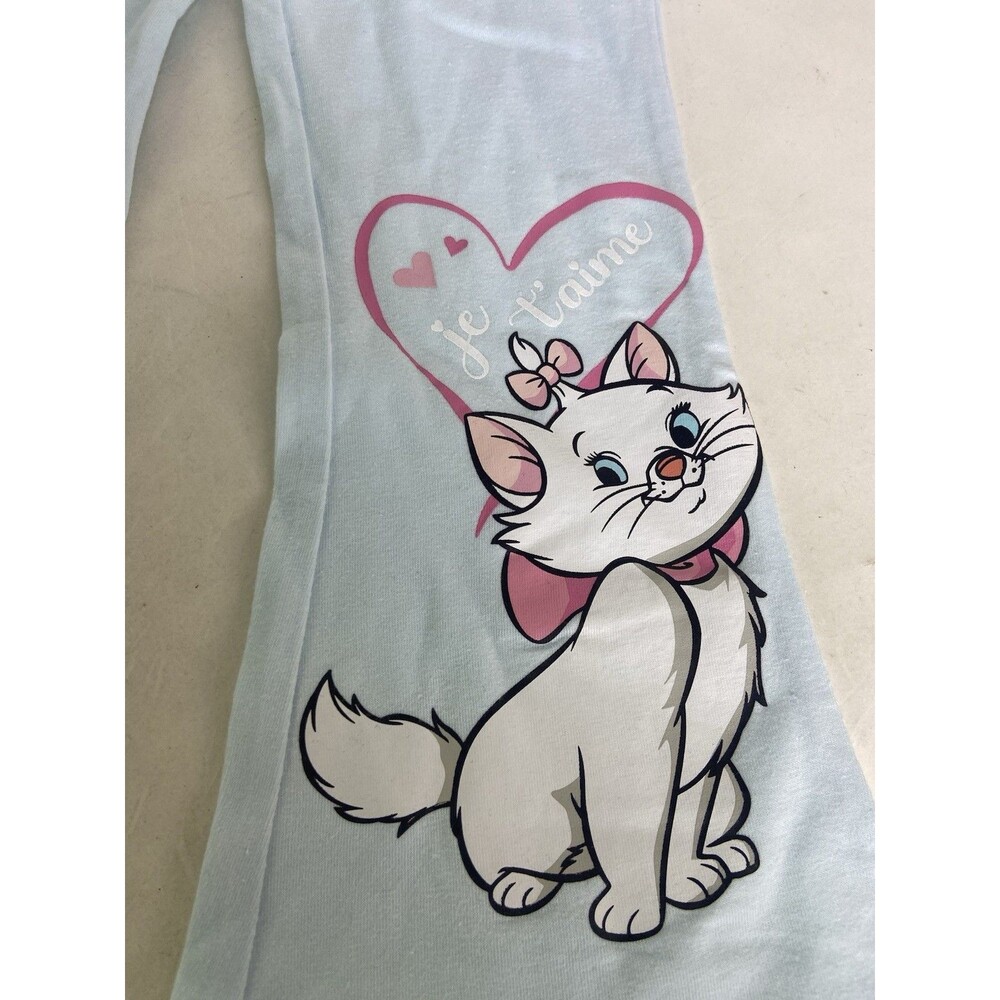 Disney The Aristocats Marie Blue Flared Pull On Leggings Pants Girls Size 4 - Picture 2 of 7